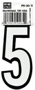 NUMBER HOUSE 5 3-1/4IN REFL   