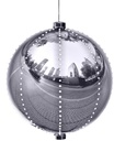 ORNAMENT MTN PLSTC SILVR 300MM