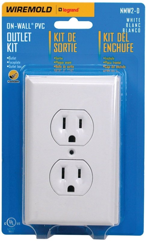 OUTLET BOX DUP SWITCH WH      