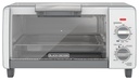 OVEN TOAST 4 SLICE SLVR & GRY 