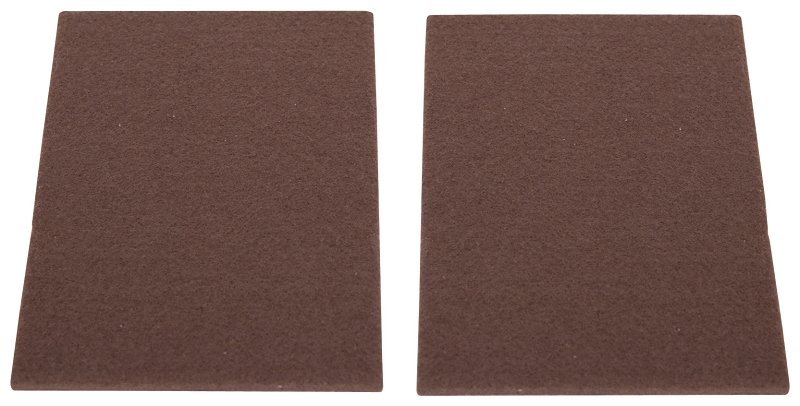 PAD FELT LT DUTY 4-1/2X6IN BRN
