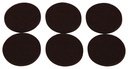 PAD FELT LTDUTY RND1-3/8IN BRN