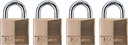 PADLOCK BRS KA VRTCLR SB      