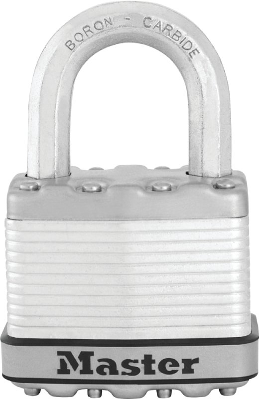 PADLOCK STEEL 1IN VERT CLR K/D