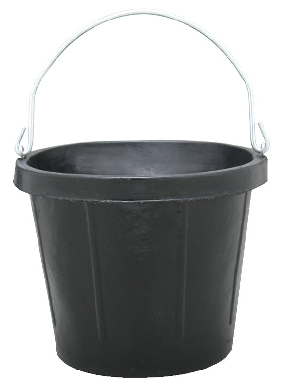PAIL UTILITY  BLACK 8QUART    