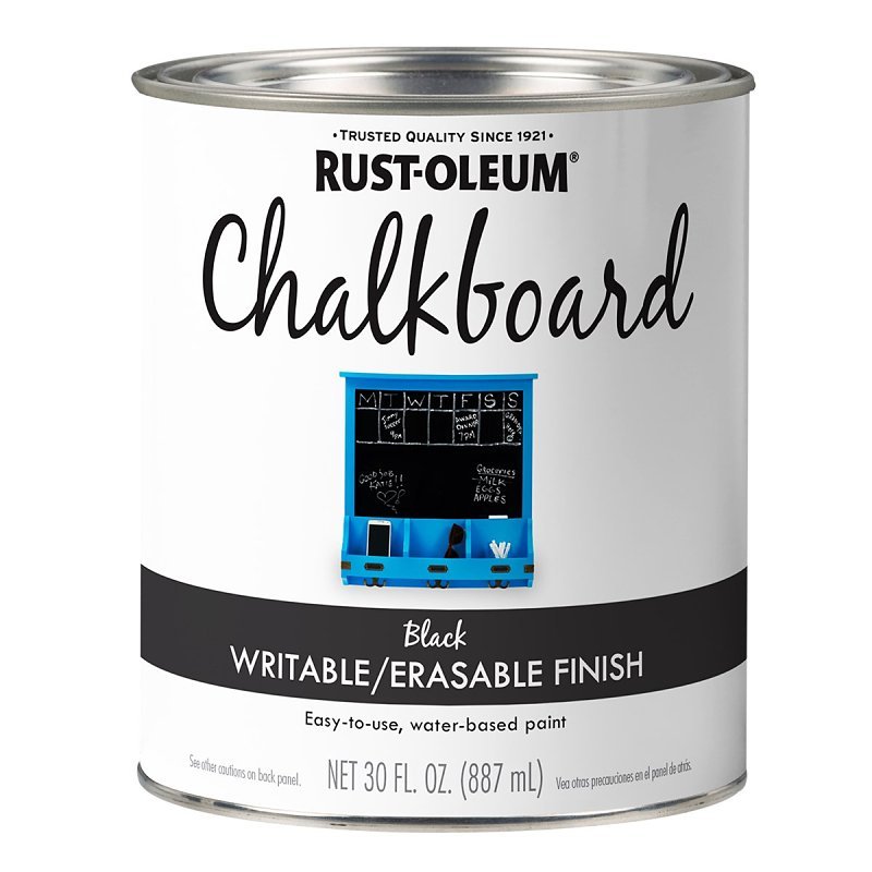 PAINT CHALKBRD LTX BLACK QUART
