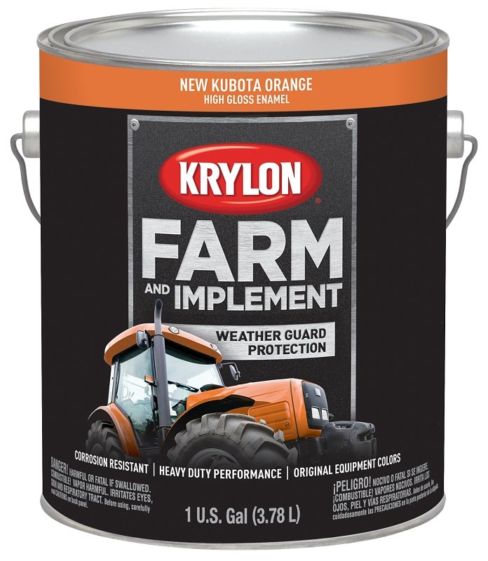 PAINT NEW KUBOTA ORANGE GAL   