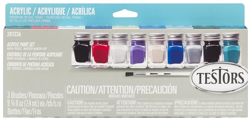 PAINT SET ACRY AUTO/TRK 0.25OZ
