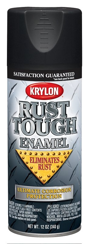 PAINT SPRAY FLAT BLACK 12OZ   