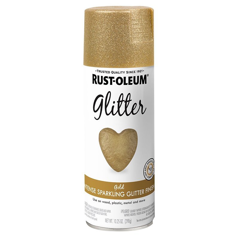PAINT SPRAY GLITR GOLD 10.25OZ