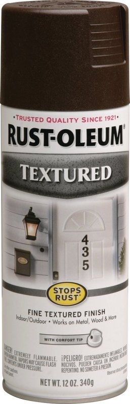 PAINT SPRY TXTRD DARK BRN 12OZ