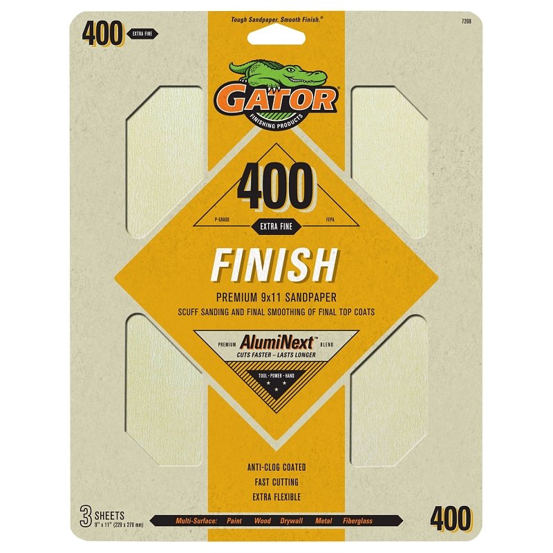 PAPER SAND 400GRIT 9 X 11IN   