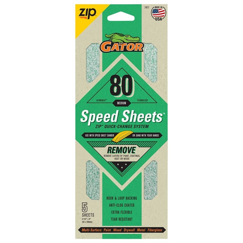 PAPER SAND QUICK CHANGE 80GRIT