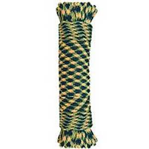 PARACORD BLK&ORNG 5/32X50FT   