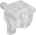 PEG SHELF SUPPORT 3MM CLEAR   