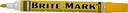 PEN MARKING YEL MED BRITEMARK 
