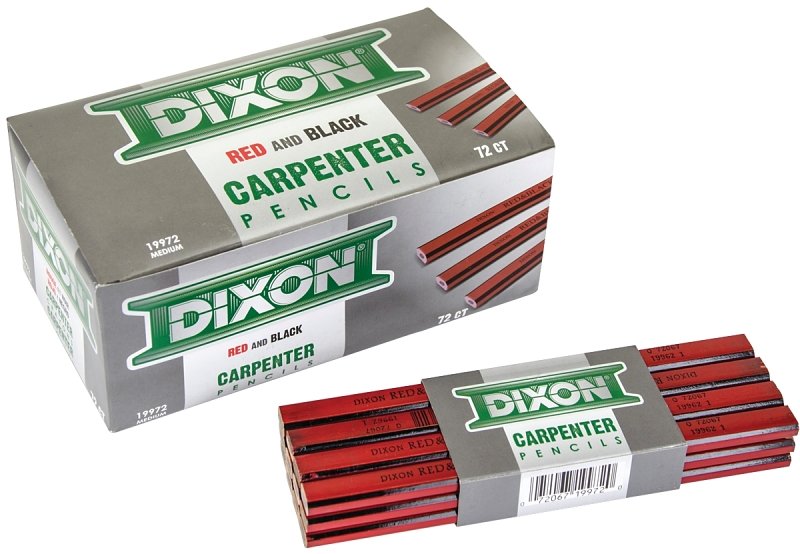 PENCIL CARPENTER MED WOOD 7IN 