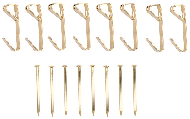 PICTURE HANGER 10LB POL BRASS 
