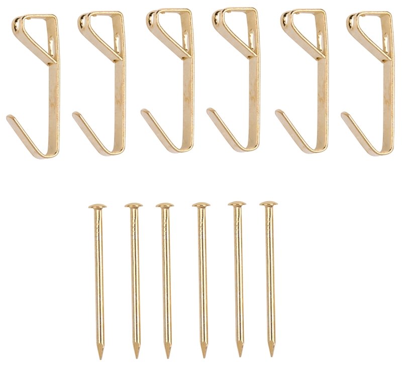 PICTURE HANGER 30LB POL BRASS 