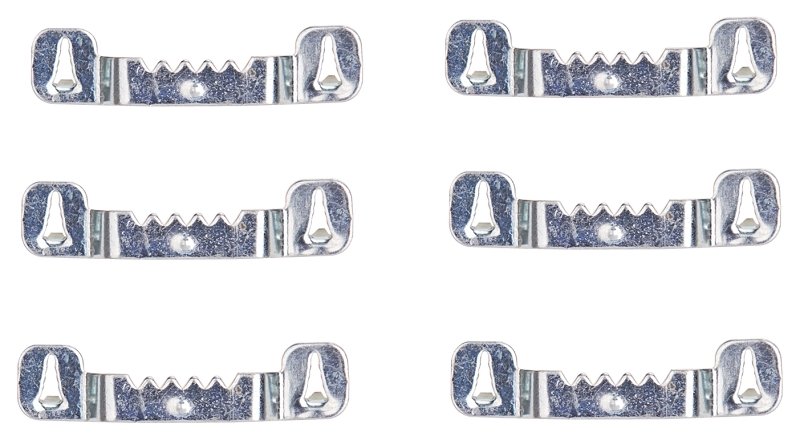 PICTURE HANGER PUSH IN ZINC   
