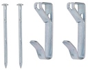 PICTURE HANGER W/NAIL 100LB ZP