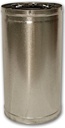 PIPE CHIMNEY INSULATED 24IN SS