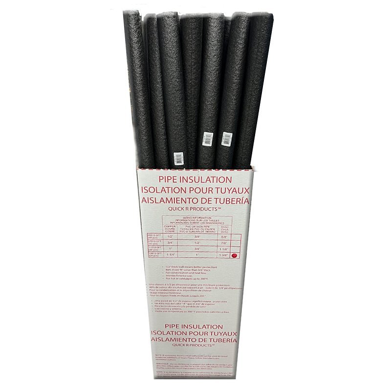 PIPE INSULATION FOAM 1-1/4CX5 