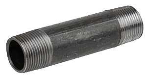 PIPE NIPPLE BLACK 1-1/2X2     