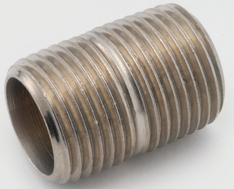 PIPE NIPPLE BRASS 1XCLOSE     