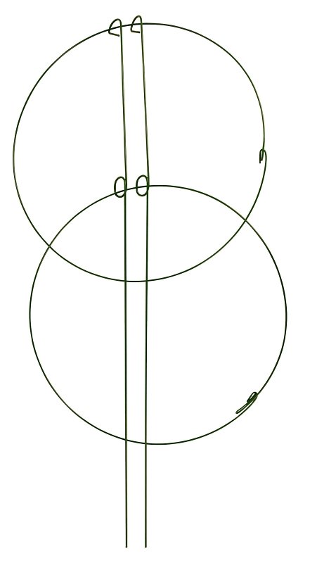 PLANT SUPPORT DOUBLE RING 18IN