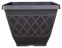 PLANTER GARDEN SQUARE 16IN    