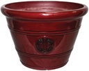 PLANTER POT 12 IN OXBLOOD     
