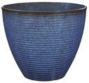 PLANTER WAVE RESIN 17.75X15IN 