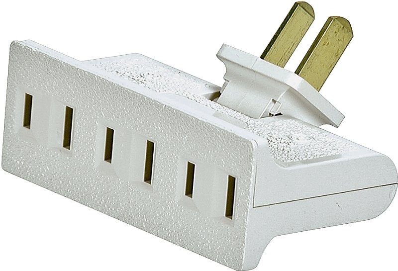 [3153806] PLG OUTLET SWVL WHT 15A 125V  