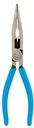 PLIER LONG NOSE BENT 8IN W/XLT
