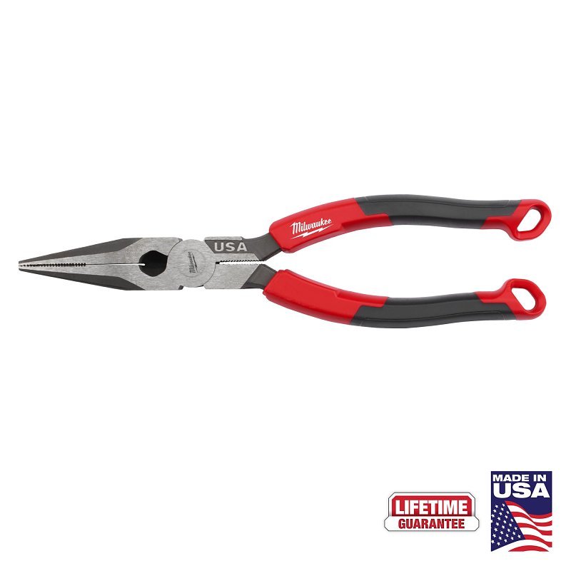[1390699] PLIER LONG NOSE GRIP CMFRT 8IN