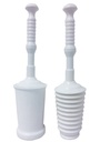 PLUNGER MASTER W/TALL BCKT WHT