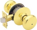 PLYMOUTH PRIVACY KNOB BRT BRSS