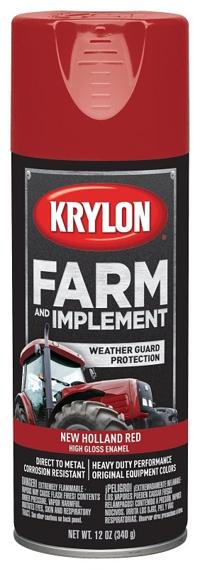 [2544443] PNT SPRAY NEW HOLLAND RED 12OZ