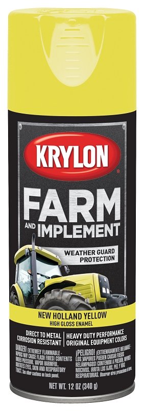 [2544450] PNT SPRAY NEW HOLLAND YEL 12OZ