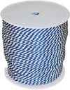 POLY SBRAID BLU/WHT 3/8X500 RL