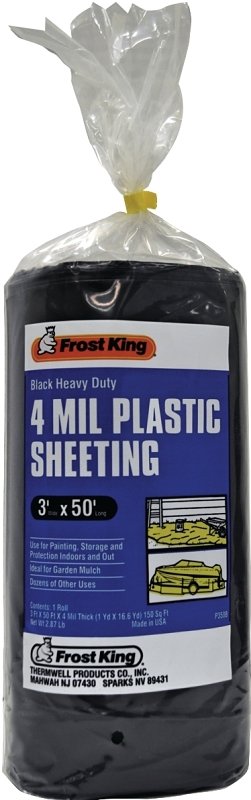 POLY SHEETING 3X50FT 4MIL BLK 