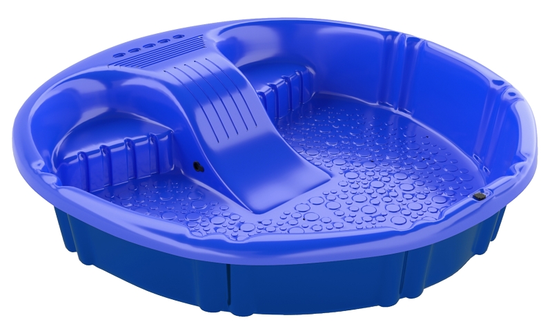 POOL W/SLIDE BLUE 60IN        