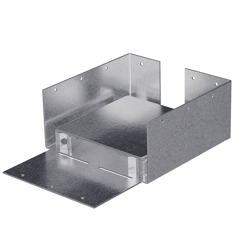 POST BASE AD RGH W/WU ZMAX 6X6