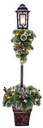 POST LAMP PINE LED FROSTED 6FT