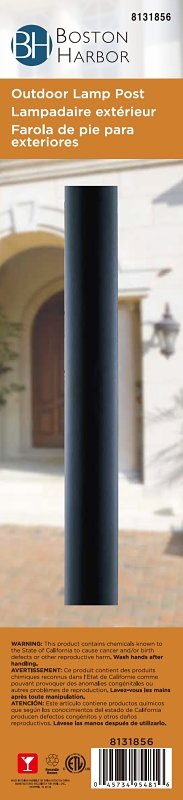 POST LIGHT FIXTURE STL 3X80IN 