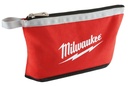 POUCH ZIPER RED/BLK 3PK 12.5IN