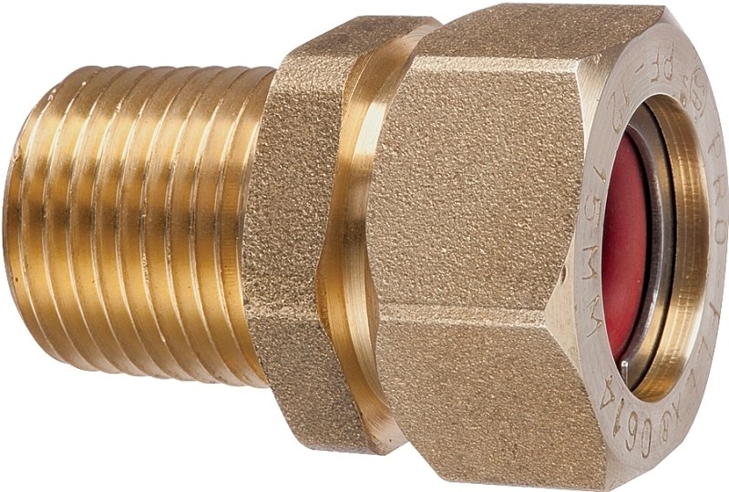 PRO-FLEX BRASS MALE FITTING3/4