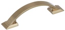 PULL CABINET GLD CHAMPAGNE 3IN