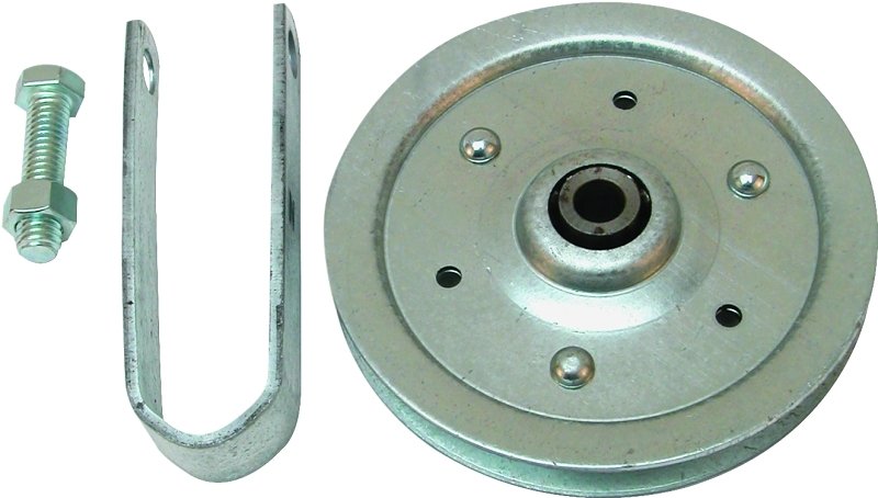 PULLEY GARAGE DOOR W/STRAP 4IN